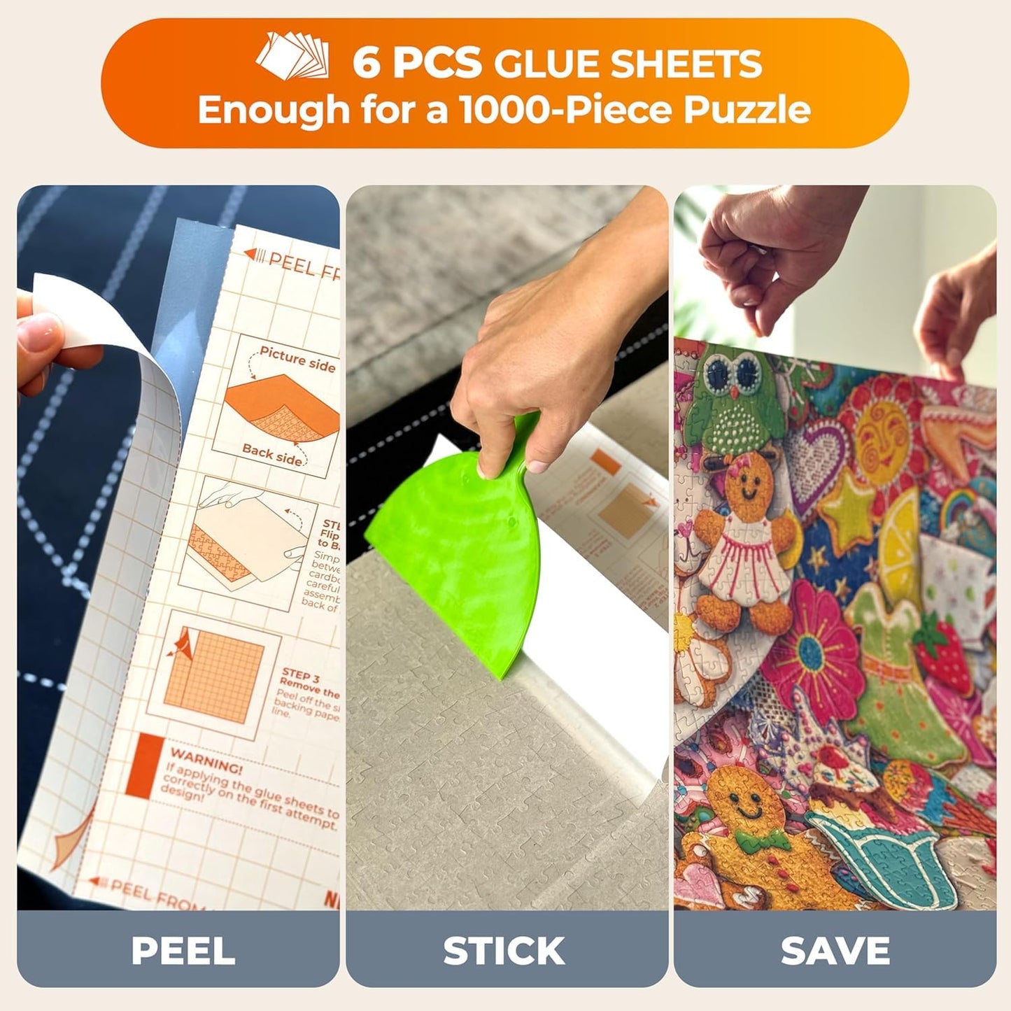 Stackable Jigsaw Puzzle Sorting Trays